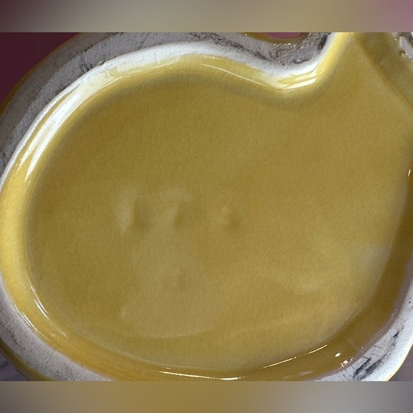 Antique Vintage Yellow Cat‎ Vase - Picture 11 of 11